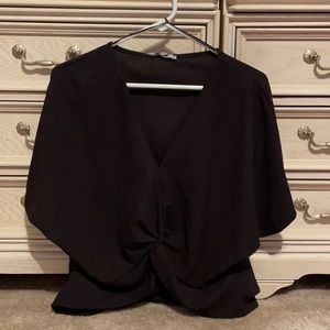 Zara NWT Twist Front Top